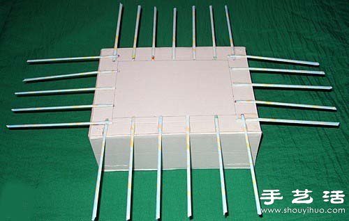 廢棄紙箱DIY手工制作收納筐的教程 -  rpnrmr.com