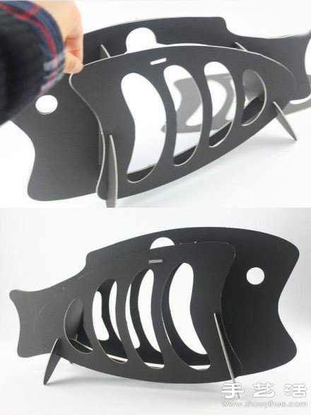 塑料板手工制作魚兒吊燈的方法教程 -  rpnrmr.com