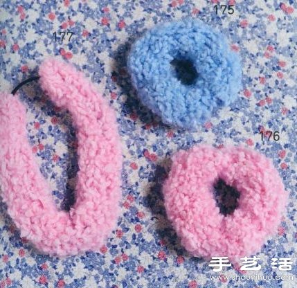 DIY手工制作漂亮的毛線發(fā)繩/發(fā)帶 -  rpnrmr.com