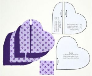 帶拉鏈的心形零錢包DIY手工制作圖解教程 -  rpnrmr.com