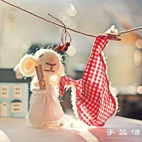 可愛的羊毛氈小老鼠 -  rpnrmr.com
