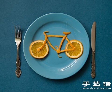 創(chuàng)意DIY水果皮自行車 -  rpnrmr.com