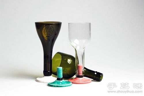 廢棄紅酒瓶/玻璃瓶DIY制作高腳玻璃杯 -  rpnrmr.com