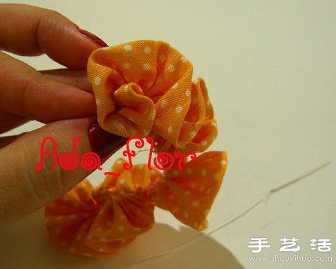 布藝玫瑰花裝飾手工制作圖解教程 -  rpnrmr.com