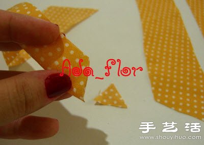 布藝玫瑰花裝飾手工制作圖解教程 -  rpnrmr.com