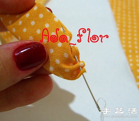 布藝玫瑰花裝飾手工制作圖解教程 -  rpnrmr.com