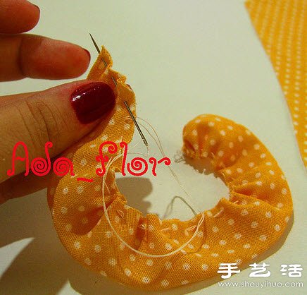 布藝玫瑰花裝飾手工制作圖解教程 -  rpnrmr.com