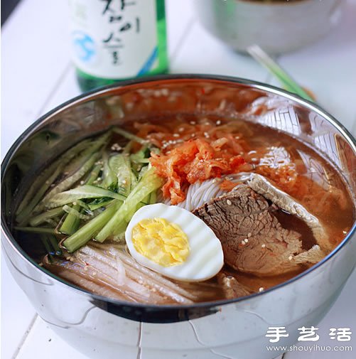 韓式冷面的做法 自制韓式冷面教程 -  rpnrmr.com