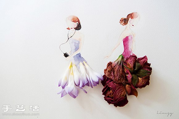 創(chuàng)意DIY：鮮花+繪畫 講述媽媽的一生 -  rpnrmr.com