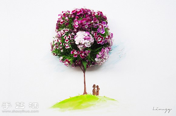 創(chuàng)意DIY：鮮花+繪畫 講述媽媽的一生 -  rpnrmr.com