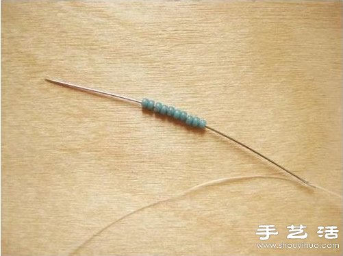 串珠五角星項鏈吊墜手工制作圖解教程 -  rpnrmr.com