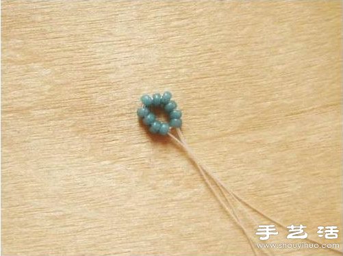 串珠五角星項鏈吊墜手工制作圖解教程 -  rpnrmr.com