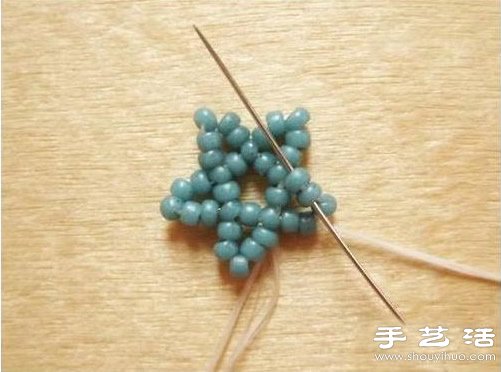 串珠五角星項鏈吊墜手工制作圖解教程 -  rpnrmr.com