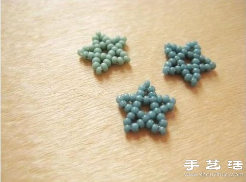 串珠五角星項鏈吊墜手工制作圖解教程 -  rpnrmr.com