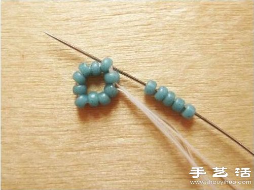 串珠五角星項鏈吊墜手工制作圖解教程 -  rpnrmr.com