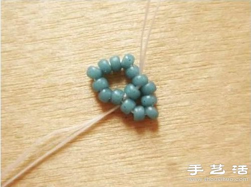 串珠五角星項鏈吊墜手工制作圖解教程 -  rpnrmr.com