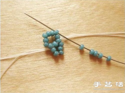 串珠五角星項鏈吊墜手工制作圖解教程 -  rpnrmr.com