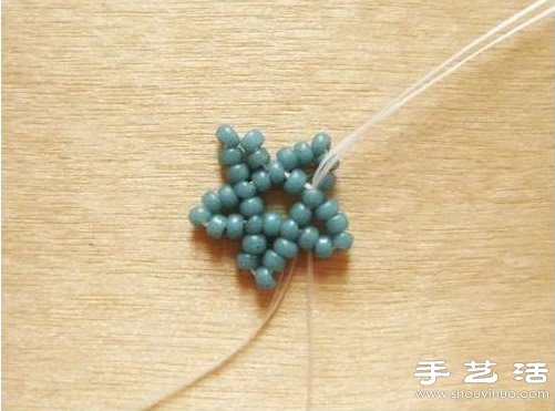 串珠五角星項鏈吊墜手工制作圖解教程 -  rpnrmr.com
