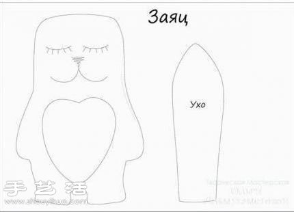 手工布藝制作可愛動(dòng)物玩偶 -  rpnrmr.com