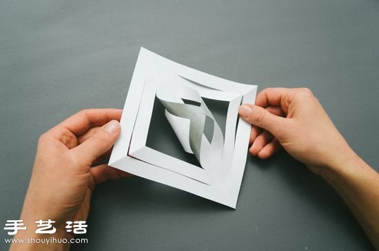 手工剪紙制作超美3D立體雪花教程 -  rpnrmr.com