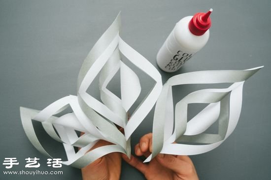 手工剪紙制作超美3D立體雪花教程 -  rpnrmr.com