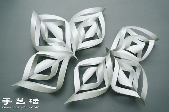 手工剪紙制作超美3D立體雪花教程 -  rpnrmr.com