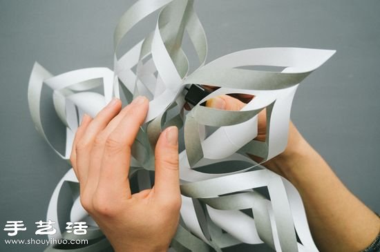 手工剪紙制作超美3D立體雪花教程 -  rpnrmr.com