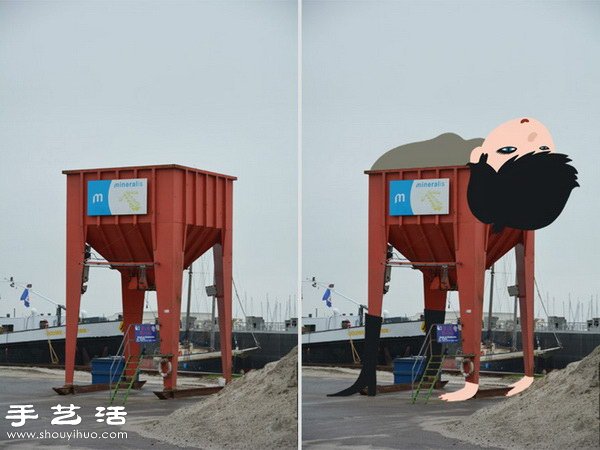 DIY現(xiàn)實與插畫結(jié)合的創(chuàng)意繪畫作品 -  rpnrmr.com