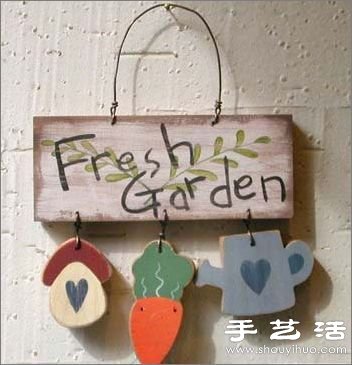 利用小木塊DIY制作裝飾小掛件 -  rpnrmr.com