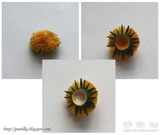 手工制作立體蒲公英裝飾畫教程 -  rpnrmr.com
