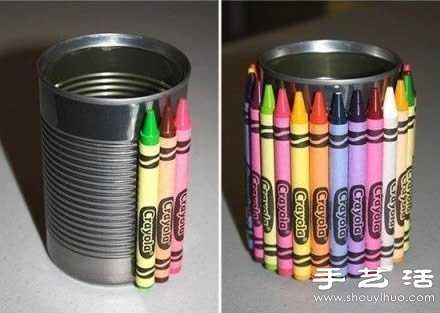 卡通風收納桶/筆筒DIY手工制作教程 -  rpnrmr.com