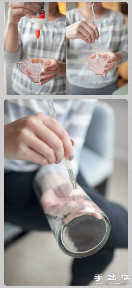玻璃杯+包裝紙 自制浪漫小夜燈的方法 -  rpnrmr.com