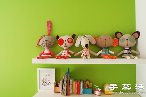 超萌的卡通造型手工布藝玩偶 -  rpnrmr.com