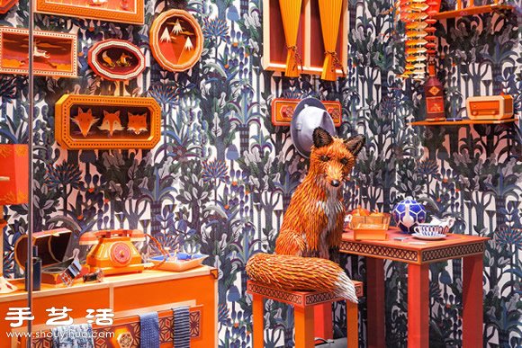 紙藝DIY愛馬仕分店展示櫥窗 -  rpnrmr.com