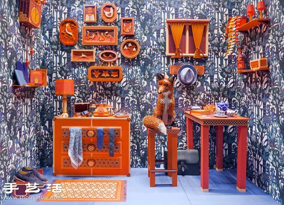 紙藝DIY愛馬仕分店展示櫥窗 -  rpnrmr.com