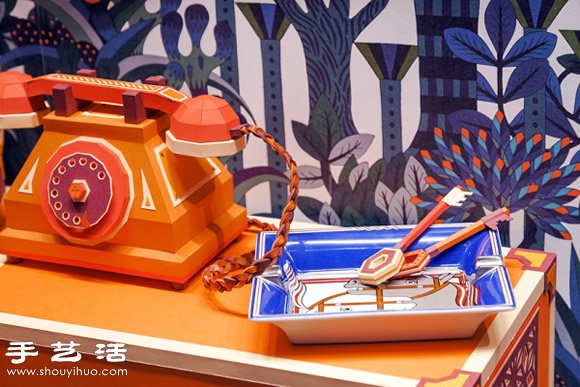 紙藝DIY愛馬仕分店展示櫥窗 -  rpnrmr.com