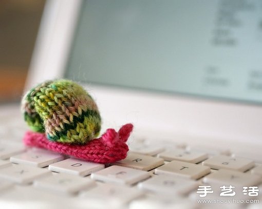 毛線針織的超萌蝸牛 -  rpnrmr.com