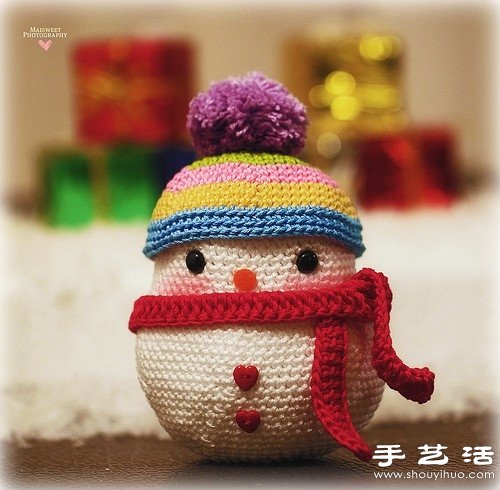 毛線鉤針DIY的雪人玩偶 -  rpnrmr.com