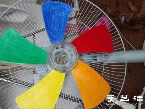 DIY漂亮的彩虹風(fēng)扇 -  rpnrmr.com