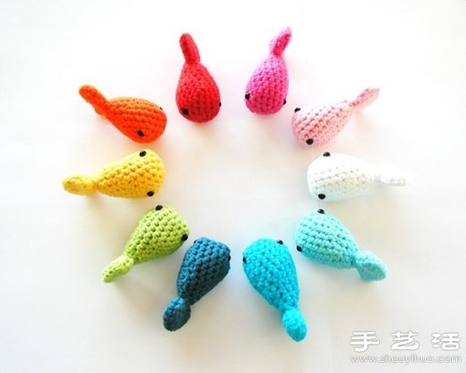 超萌的多彩針織小魚 -  rpnrmr.com