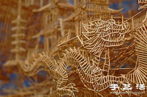 35年10萬根牙簽純手工制作舊金山街景模型 -  rpnrmr.com