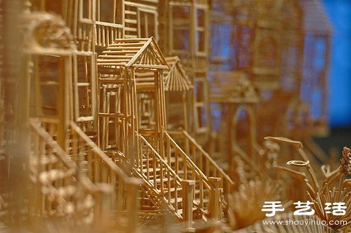 35年10萬根牙簽純手工制作舊金山街景模型 -  rpnrmr.com