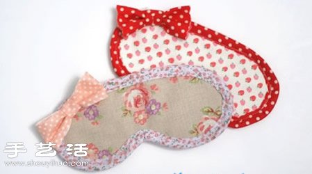 可愛手工布藝眼罩制作圖解教程 -  rpnrmr.com