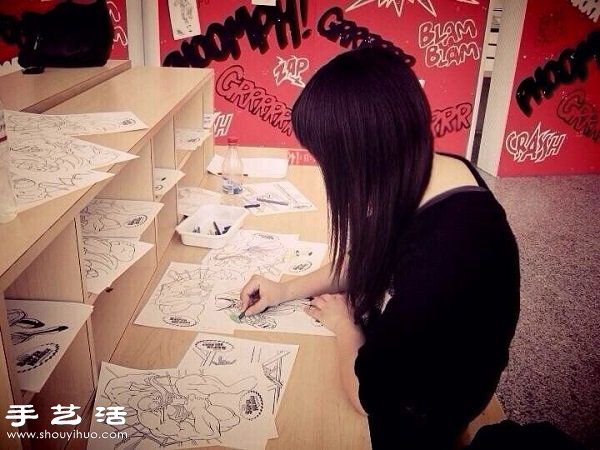 90后漂亮女生OYF的創(chuàng)意餅干畫作品 -  rpnrmr.com