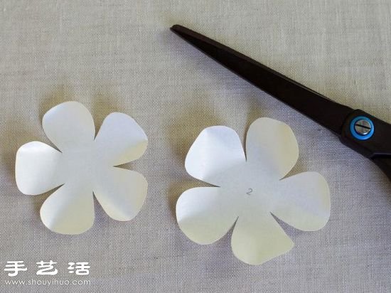 卡紙手工制作梔子花手工花圖解教程 -  rpnrmr.com