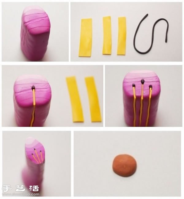 櫻花裝飾發(fā)飾首飾軟陶粘土手工制作教程 -  rpnrmr.com