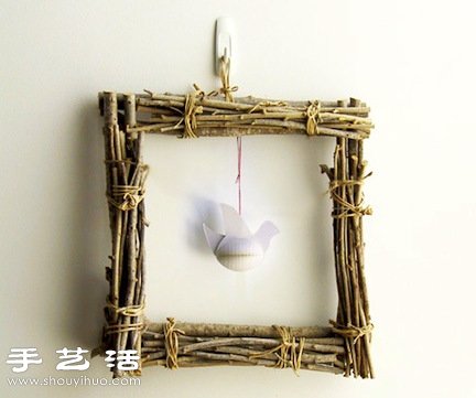枯樹(shù)枝變廢為寶DIY制作原生態(tài)手工藝品 -  rpnrmr.com