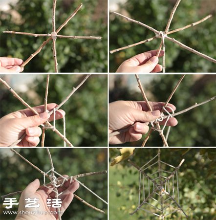 枯樹(shù)枝變廢為寶DIY制作原生態(tài)手工藝品 -  rpnrmr.com
