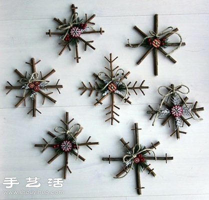枯樹(shù)枝變廢為寶DIY制作原生態(tài)手工藝品 -  rpnrmr.com