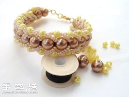 華麗精致串珠項(xiàng)鏈?zhǔn)宙淒IY手工制作圖解教程 -  rpnrmr.com